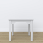 Preview: Rechteckiger Kindertisch Holz grau - kids ambiente