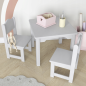 Preview: Kindertisch mit Stühlen Holz - kids ambiente